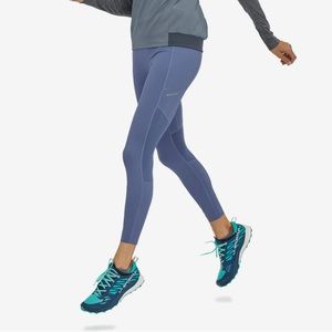 Patagonia Endless Run 7/8 Tights Running Hiking Current Blue Medium